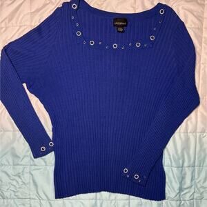 Lane Bryant Royal Blue Long Sleeve Shirt Size 22/24
